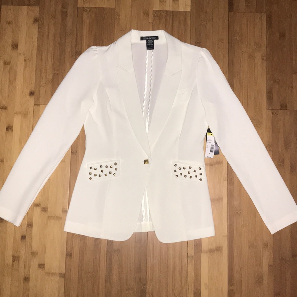 Stooshy White Blazer